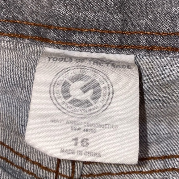 Vintage G-Unit Denim Grey Jean Pant Embroidered Logo Youth Size 16 RARE (28L) - Picture 9 of 12